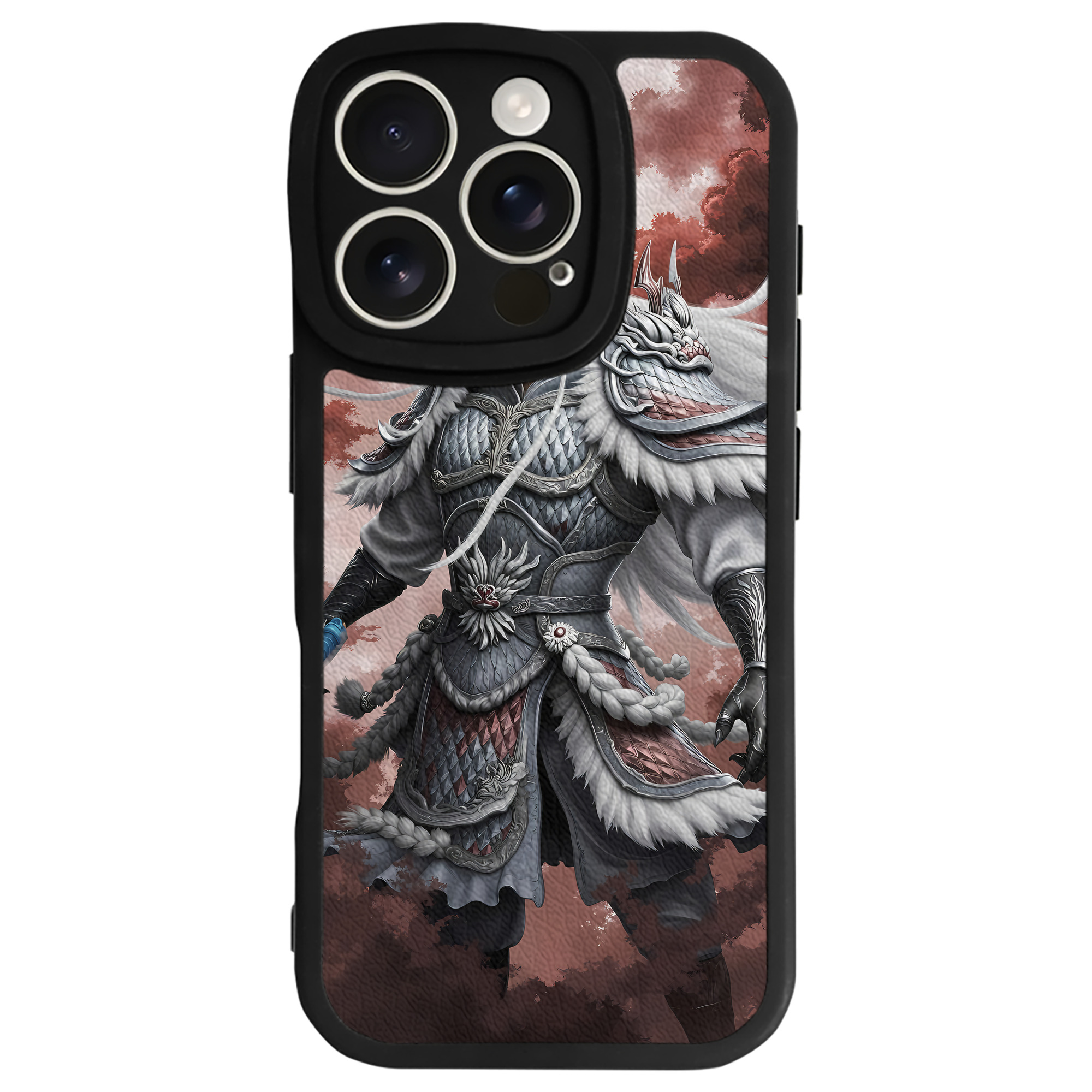 （画像用） Ne Zha 2 ナタ 魔童の大暴れ 【iPhone 16シリーズ対応】シリコンスマホケース（レザー調） 材質：シリコン